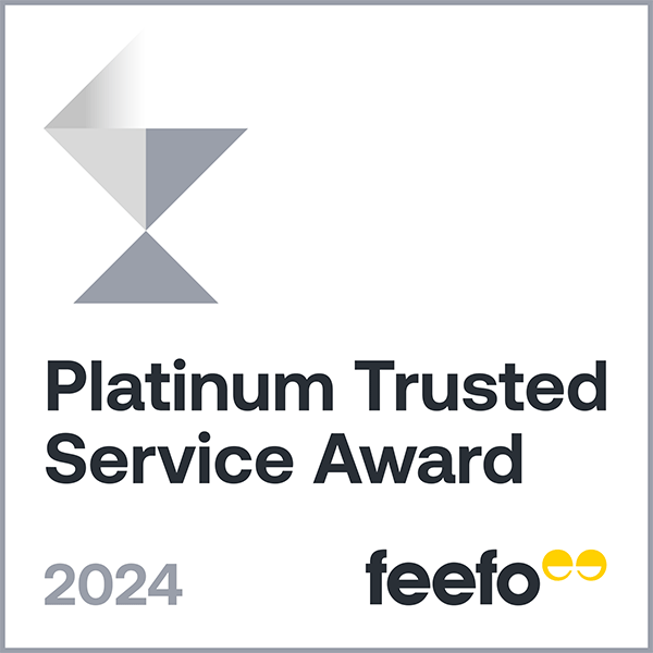 Feefo Plainum Trusted Service 2024 Award logo