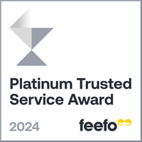 Feefo Gold Trusted Service Award logo