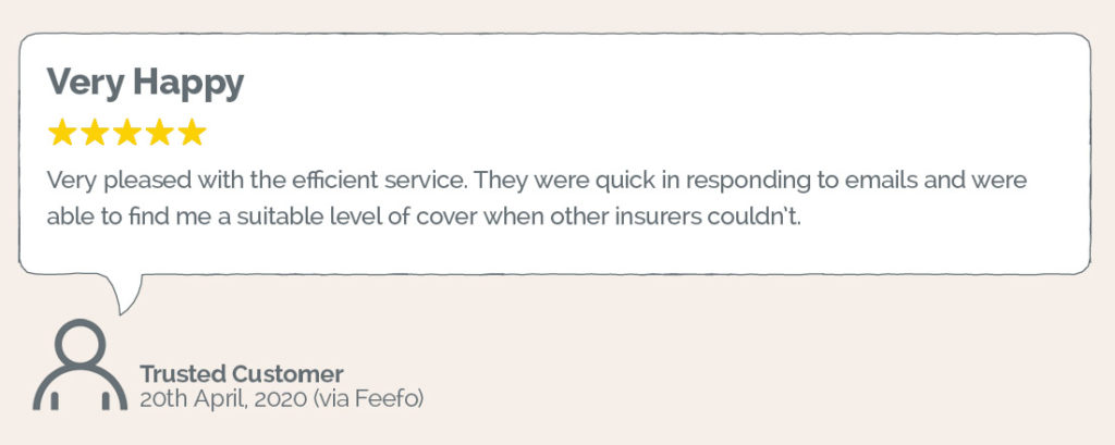 A review from a satisfied client for whom Moneysworth helped to arranged Life Cover during the Coronavirus outbreak